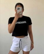 کراپ تیشرت GYMSHARK مشکی
