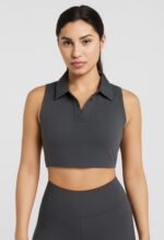 کراپ تاپ GYMSHARK کبریتی طوسی